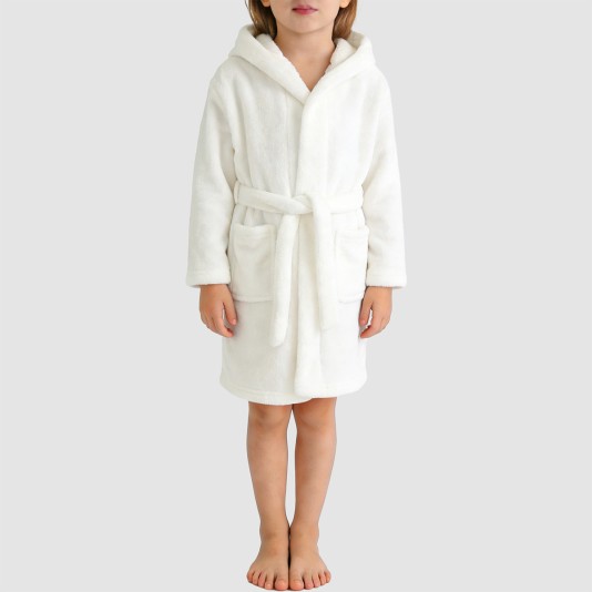 High-quality soft and skin-friendly hooded bathrobe