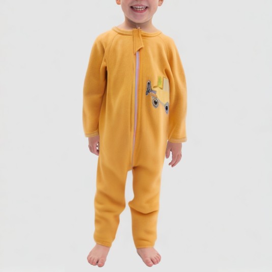 Comfortable and breathable boys' onesie pajamas