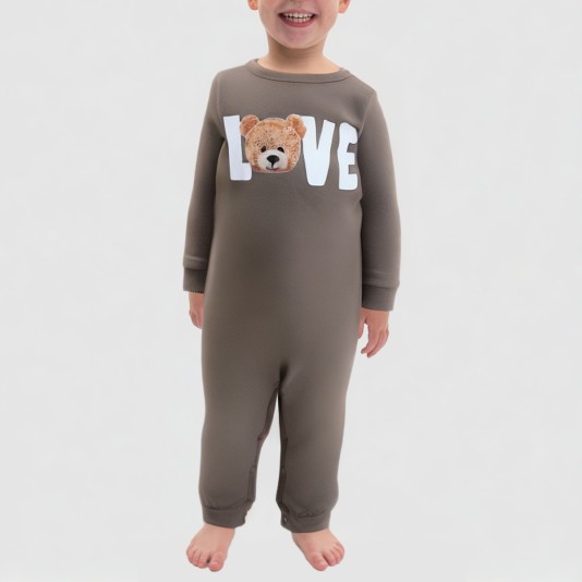 Casual and comfortable boys' onesie pajamas