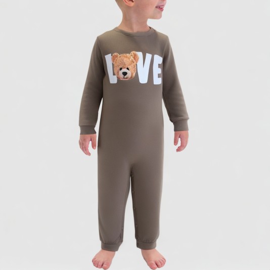 Casual and comfortable boys' onesie pajamas
