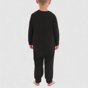 Classic black comfortable boys' onesie pajamas
