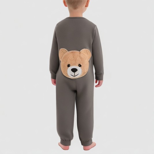 Casual and comfortable boys' onesie pajamas