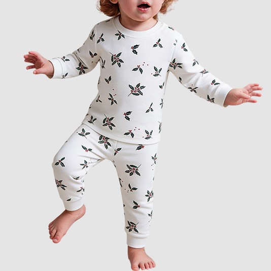 Fun printed comfortable boys' pajama set