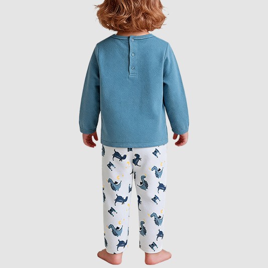 Velvet soft and comfortable boys' pajama set