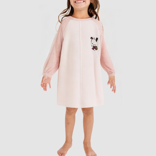 Warm and comfortable fleece nightgown for girls