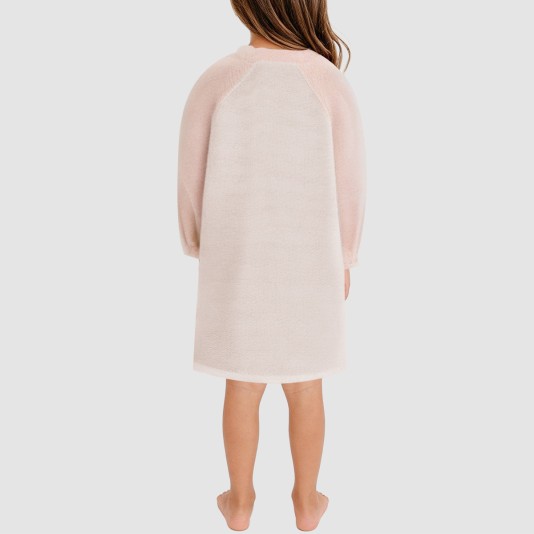 Warm and comfortable fleece nightgown for girls