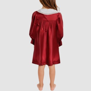 Soft velvet loose-fitting girls' nightgown