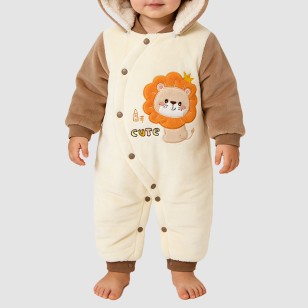 Cute and warm thick onesie pajamas for girls