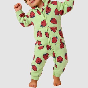 Stylish and soft thickened girls' onesie pajamas