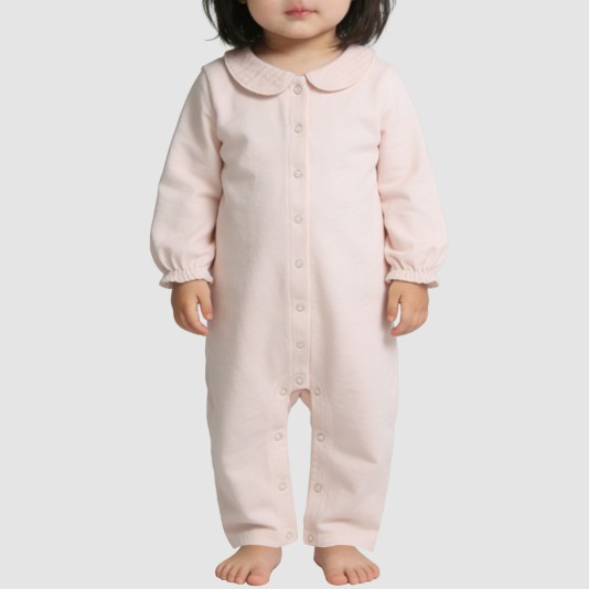 Simple pure cotton girls' thin onesie pajamas