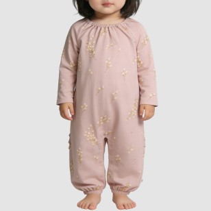 Fashionable printed girls' thin bodysuit pajamas