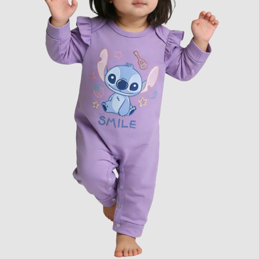Soft and skin-friendly thin girls' onesie pajamas