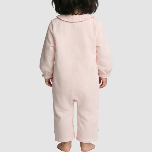 Simple pure cotton girls' thin onesie pajamas