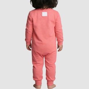 Lightweight diagonal zipper girls' thin onesie pajamas