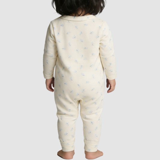 Cartoon soft girls' thin onesie pajamas