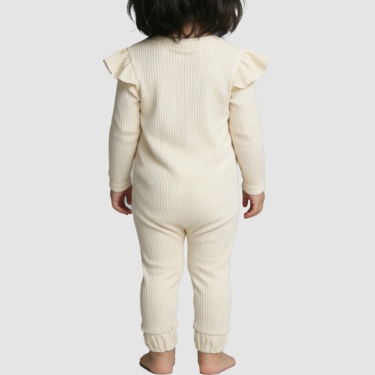 Casual and soft girls' thin onesie pajamas