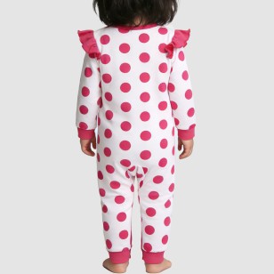 Sweet and soft girls' thin onesie pajamas