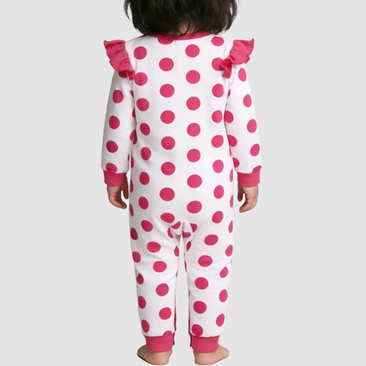 Sweet and soft girls' thin onesie pajamas
