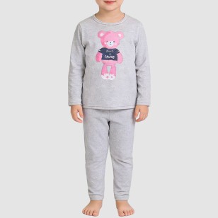 Casual and simple girls' pajama set