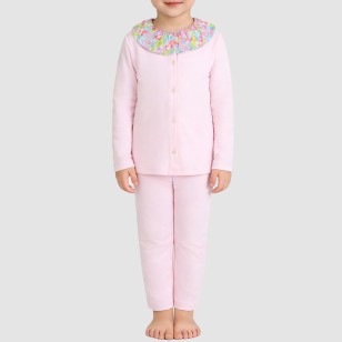 Comfortable autumn girls' pajama set