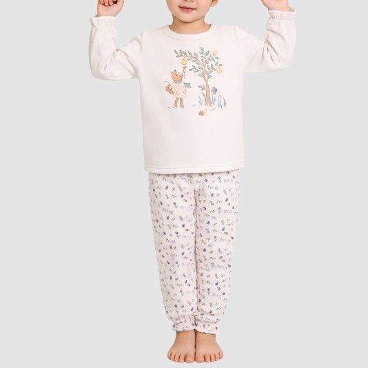 Casual and comfortable girls' pajama set