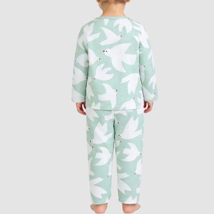 Corduroy comfortable girls' pajama set