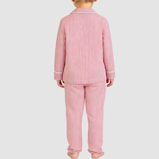 High-quality striped girls' pajama set