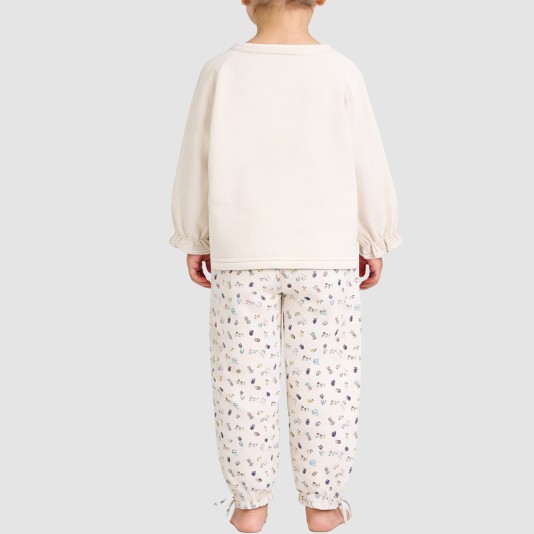 Casual and comfortable girls' pajama set